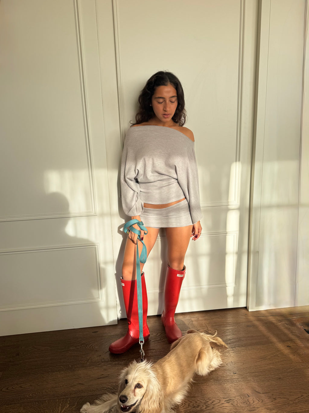 THE shorts in Fold-Over knit