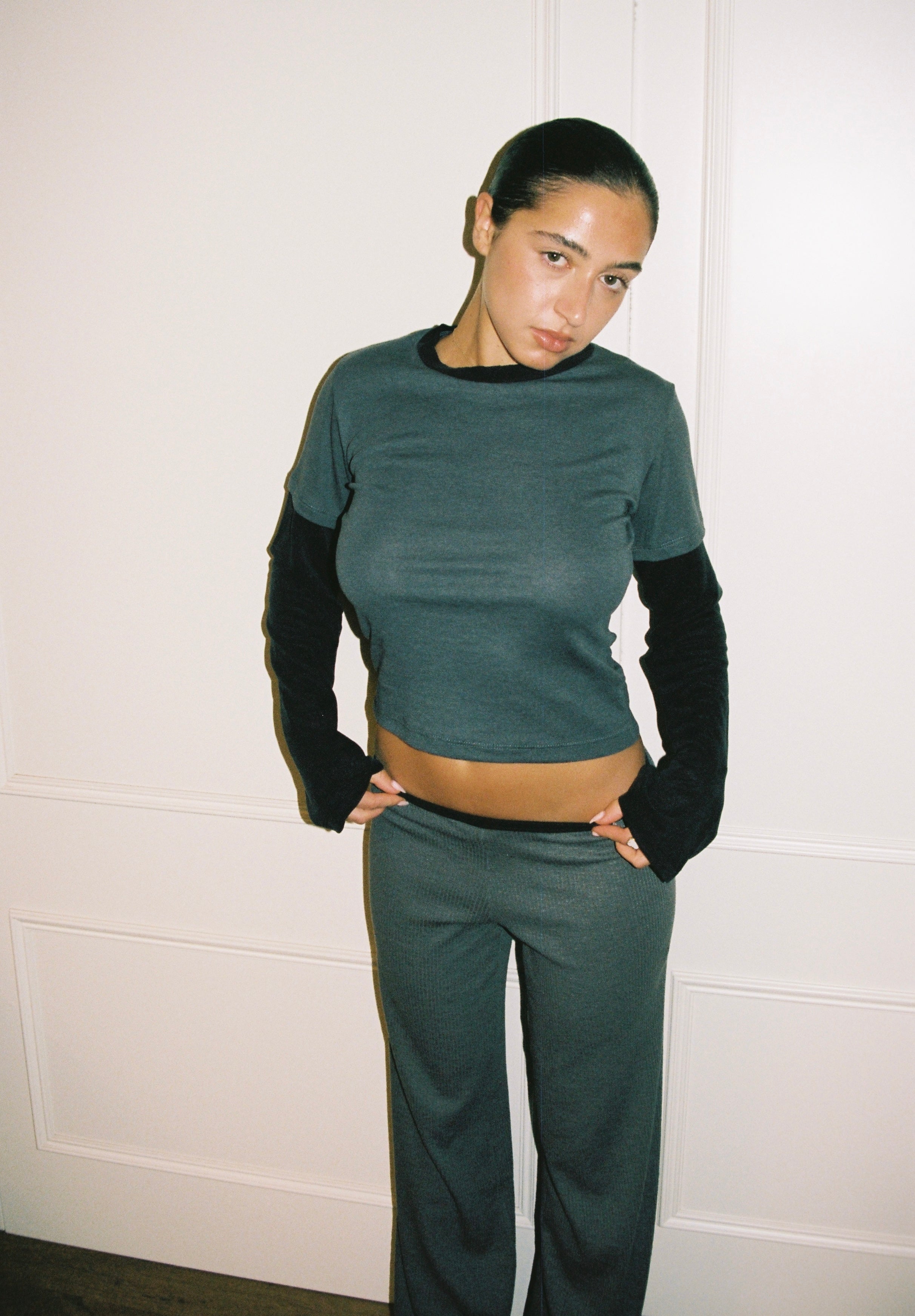 THE double layered baby-tee