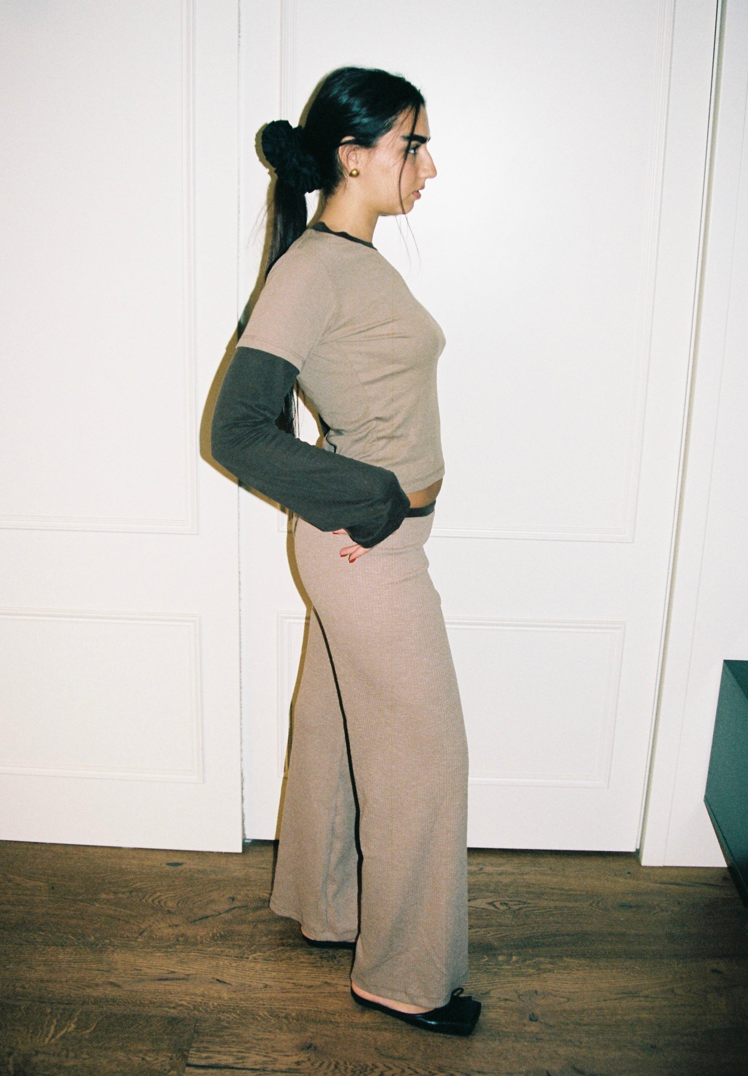 THE double layered baby-tee