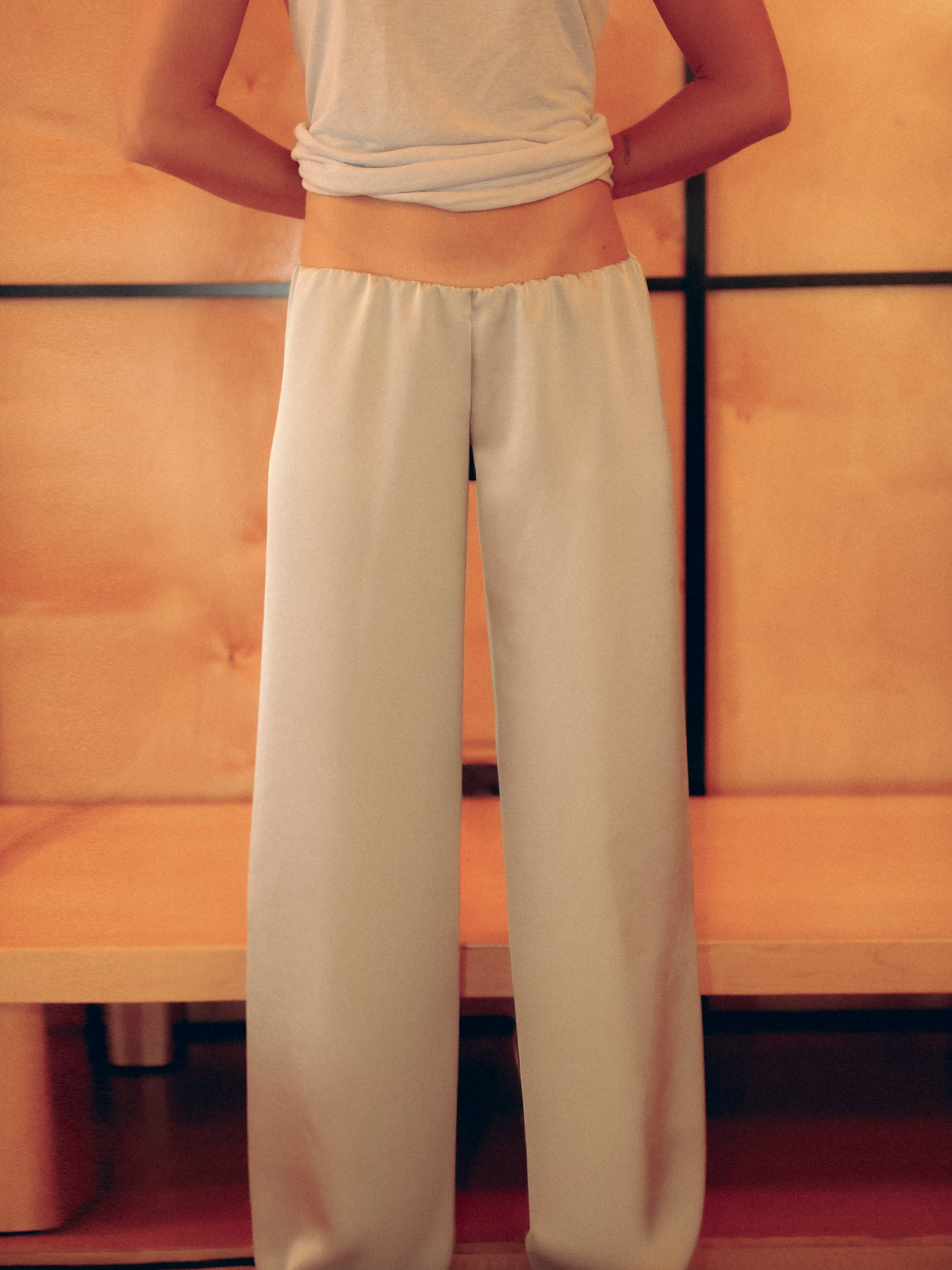 THE satin pants